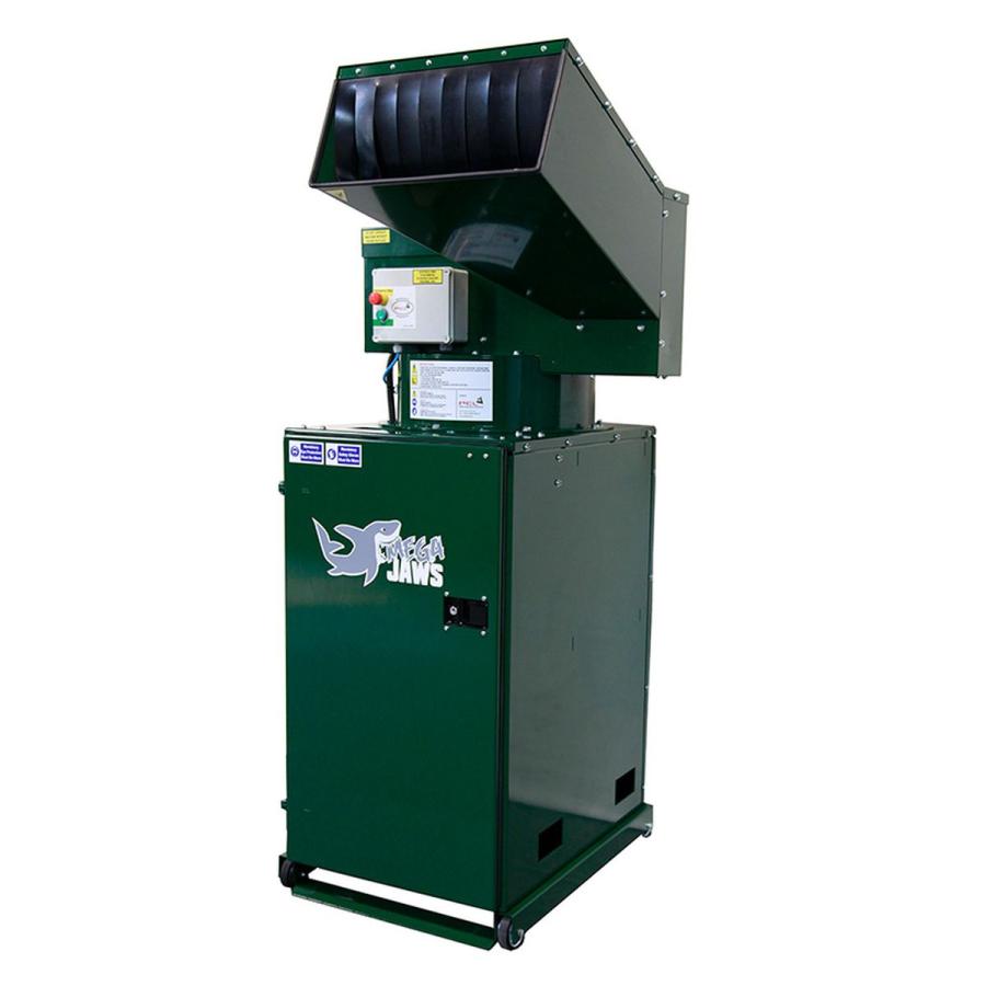 Mega Jaws trituradora de botellas de vidrio