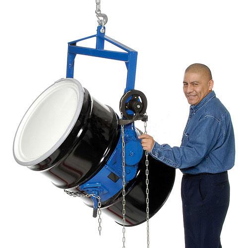 Grua para estañones metalicos