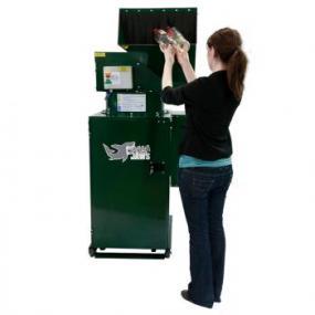 Trituradora de botellas de vidrio modelo Mega Jaws