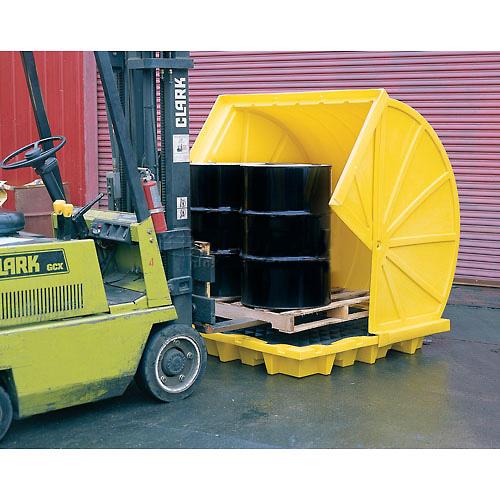 Unidad de almacenamiento con tapa rotativa