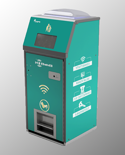 Basurero Solar Compactador PEL